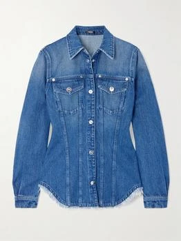 Versace | Frayed Denim Shirt  - IT38