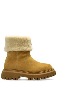 Moncler Moncler Enfant Round Toe Slip-On Boots