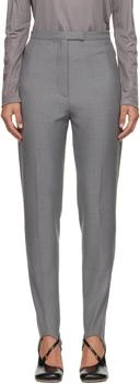 Dries Van Noten | Gray Stirrup Trousers