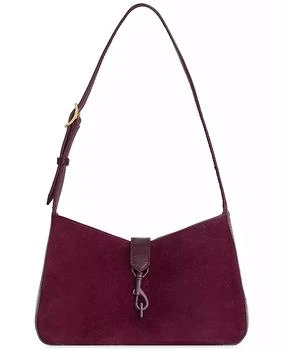 Megan Small Suede Shoulder Bag