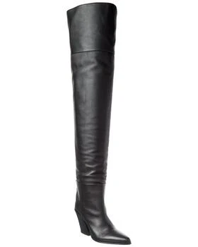Jimmy Choo | Maceo 85 Leather Over-The-Knee Boot