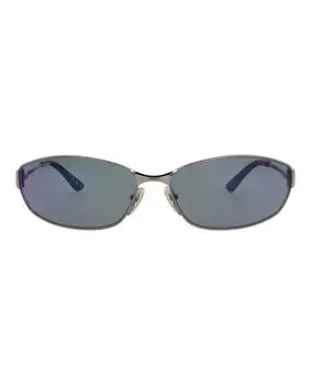 Balenciaga Square-Frame Metal Sunglasses