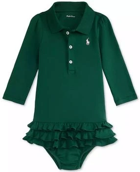 Baby Girls Ruffled Polo Dress