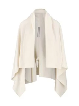 Rick Owens | Rick Owens Long-Sleeved Draped Open-Front Cardigan