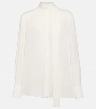 Valentino | Tie-neck blouse