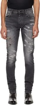 AMIRI | Black 'AMIRI Hollywood' Studded Jeans