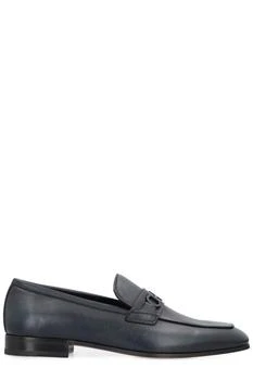 Salvatore Ferragamo | Ferragamo Gancini Ornament Moccasin Loafers