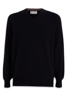 Brunello Cucinelli | Brunello Cucinelli V-Neck Knitted Jumper