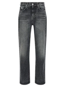 Versace | Versace Logo-Patch Loose Jeans