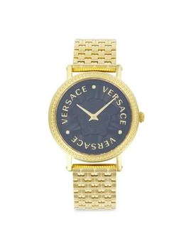 Versace | V-Dollar IP Goldtone Stainless Steel Bracelet Watch/37MM