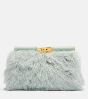 Dolce & Gabbana | Marlene Small shearling shoulder bag