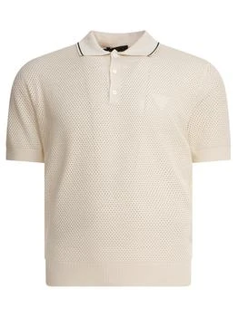 Prada | Prada Logo-Embroidered Knitted Polo Shirt