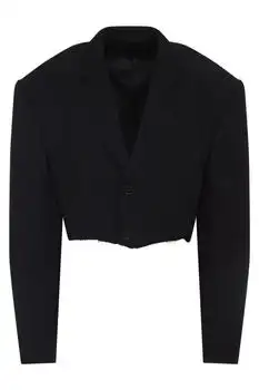 Balenciaga | Balenciaga Cut-Out Single-Breasted Blazer