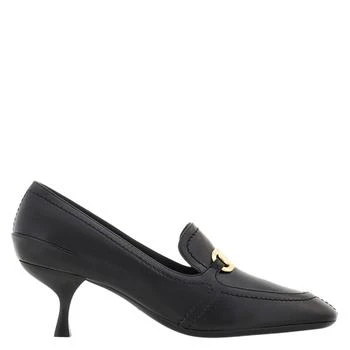 Salvatore Ferragamo | Ferragamo Kitten Heel Loafer With New Vara Buckle, Size 8.5 C