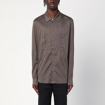 Rick Owens | Dust-coloured cotton shirt