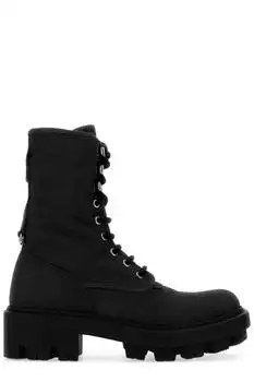 Prada | Prada High-Top Lace-Up Boots