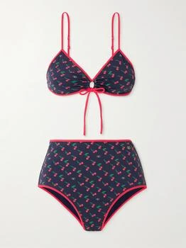 Valentino | Printed Bikini - Navy
