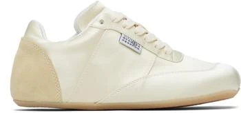 MM6 | Yellow Satin Factory Sneakers