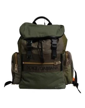 Dolce & Gabbana | Military Patchwork Travel Backpack Men's Bag (Pre-Owned)