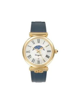 Salvatore Ferragamo | IP Yellow Gold Stainless Steel
Silicone Strap Watch/40MM