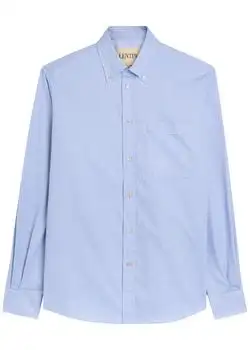 Valentino | Logo-embroidered cotton Oxford shirt