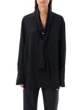 Givenchy | Givenchy Long Removable Lavalliere Blouse