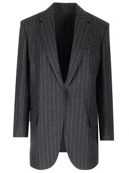 Brunello Cucinelli | Brunello Cucinelli Pinstripe Single-Breasted Blazer