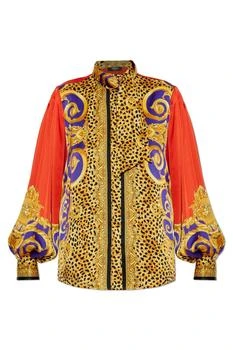 Versace | Versace Pattern-Printed Long-Sleeved Shirt