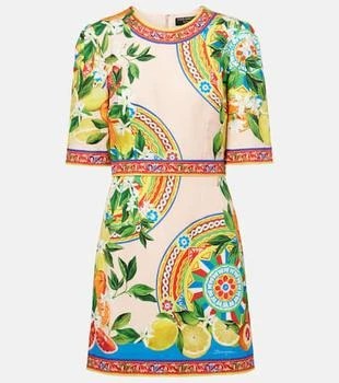 Dolce
Gabbana | Printed cotton-blend minidress