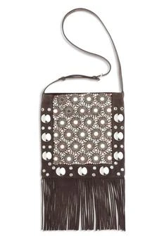 Valentino | Valentino Nellcôte Fringed Edge Shoulder Bag