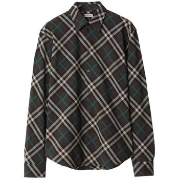 Burberry | Check Pattern Button-Up Shirt