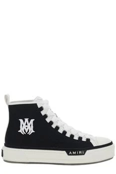 Amiri Court Round Toe Lace-Up Sneakers