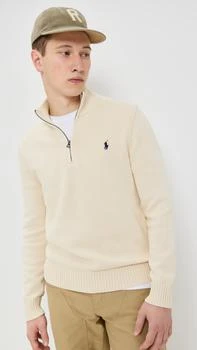Ralph Lauren Cotton Half Zip Sweater