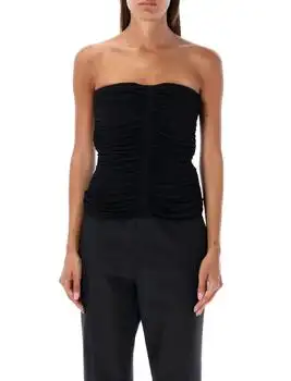 Yves Saint Laurent | Saint Laurent Strapless Ruched Bustier