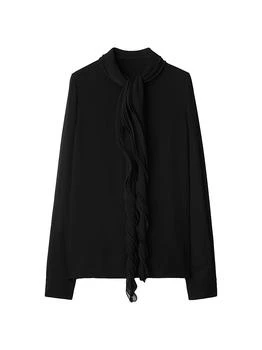 Burberry | Silk Ruffle Blouse