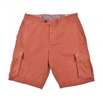 Brunello Cucinelli | Men's Cotton Bermuda Shorts In Orange