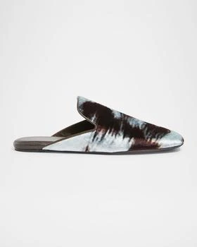 Dries Van Noten | Printed Satin Mules