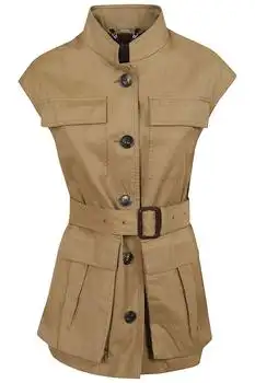 Dries Van Noten | Dries Van Noten Ventura Belted Sleeveless Jacket