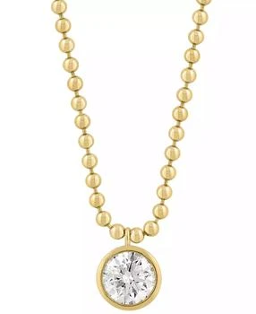 Effy | Certified Lab Grown Diamond Necklace (1 ct. t.w.) in 14k Yellow Gold