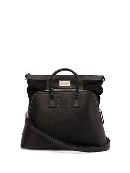 MAISON MARGIELA | Maison Margiela Logo Patch Zipped Tote Bag