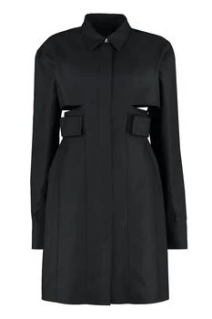 Givenchy | Givenchy Cut-Out Shirt Dress