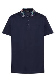 Versace | Versace Logo-Embroidered Short-Sleeved Polo Shirt