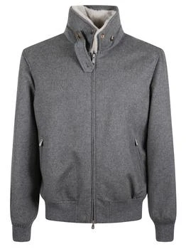 Brunello Cucinelli | Brunello Cucinelli Zip-Up Bomber Jacket