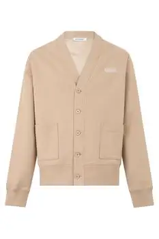 Givenchy | Givenchy Logo Patch V-Neck Cardigan