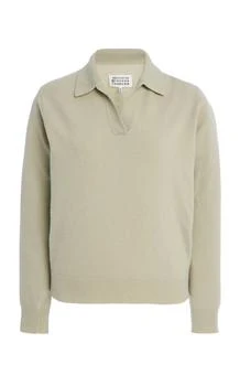 MAISON MARGIELA | Maison Margiela Wool Polo Sweater - Moda Operandi