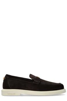 Versace | Versace Round-Toe Slip-On Loafers