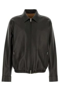 Salvatore Ferragamo | Ferragamo Zip-Up Leather Jacket
