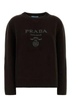 Prada | Prada Logo Knitted Round Neck Jumper
