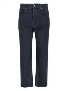 Valentino | Valentino Logo Patch Regular Fit Jeans