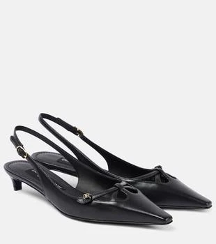 Dolce
Gabbana | Leather slingback pumps